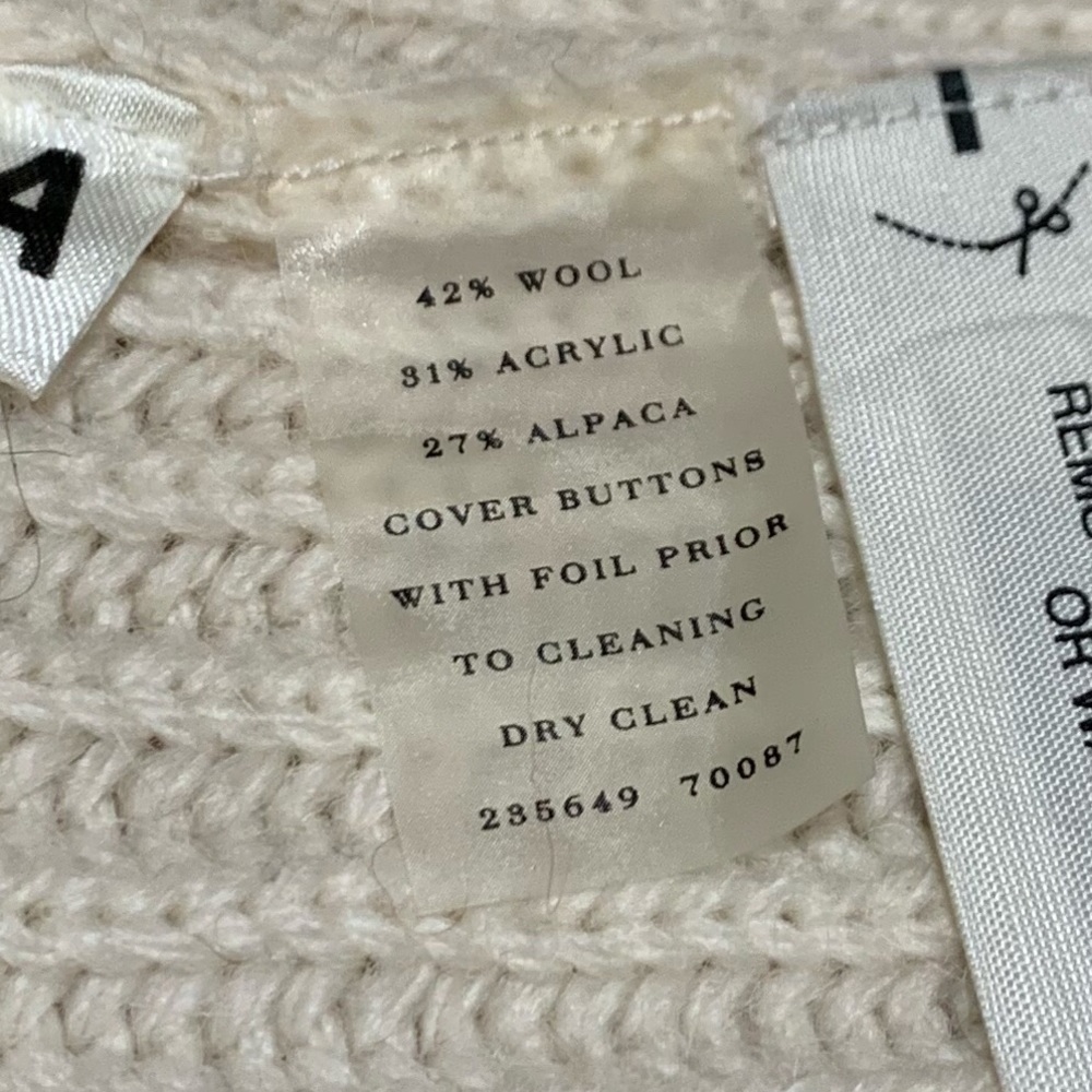 ANN TAYLOR cozy alpaca blend crossover cardigan - Picture 13 of 13